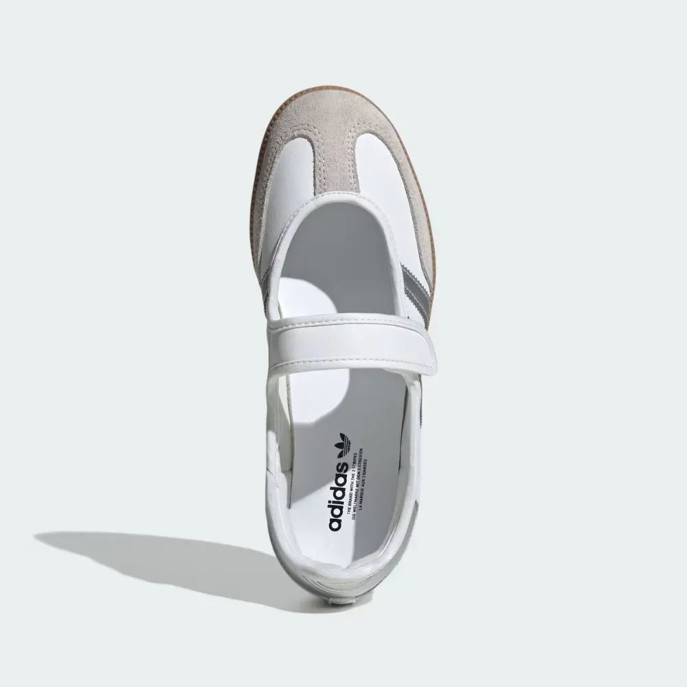 Adidas Samba Jane Silver Metallic sneaker - studio product shot