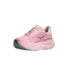 Hoka Bondi 9 White Pink Opal – Running Shoes Women's