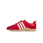 Adidas Bad Bunny Ballerina Red shoe - close-up detail