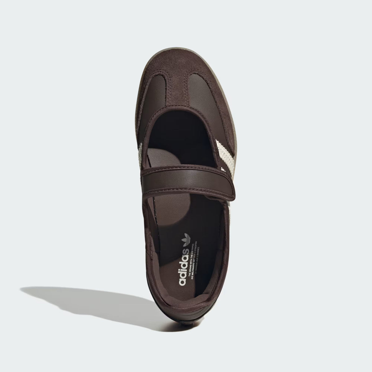 Adidas Samba Jane Brown sneaker - angled view