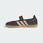 Adidas Samba Jane Brown sneaker - close-up detail