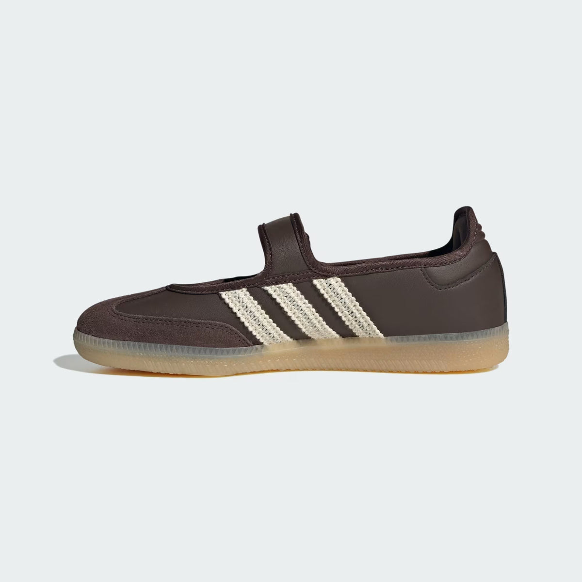 Adidas Samba Jane Brown sneaker - close-up detail
