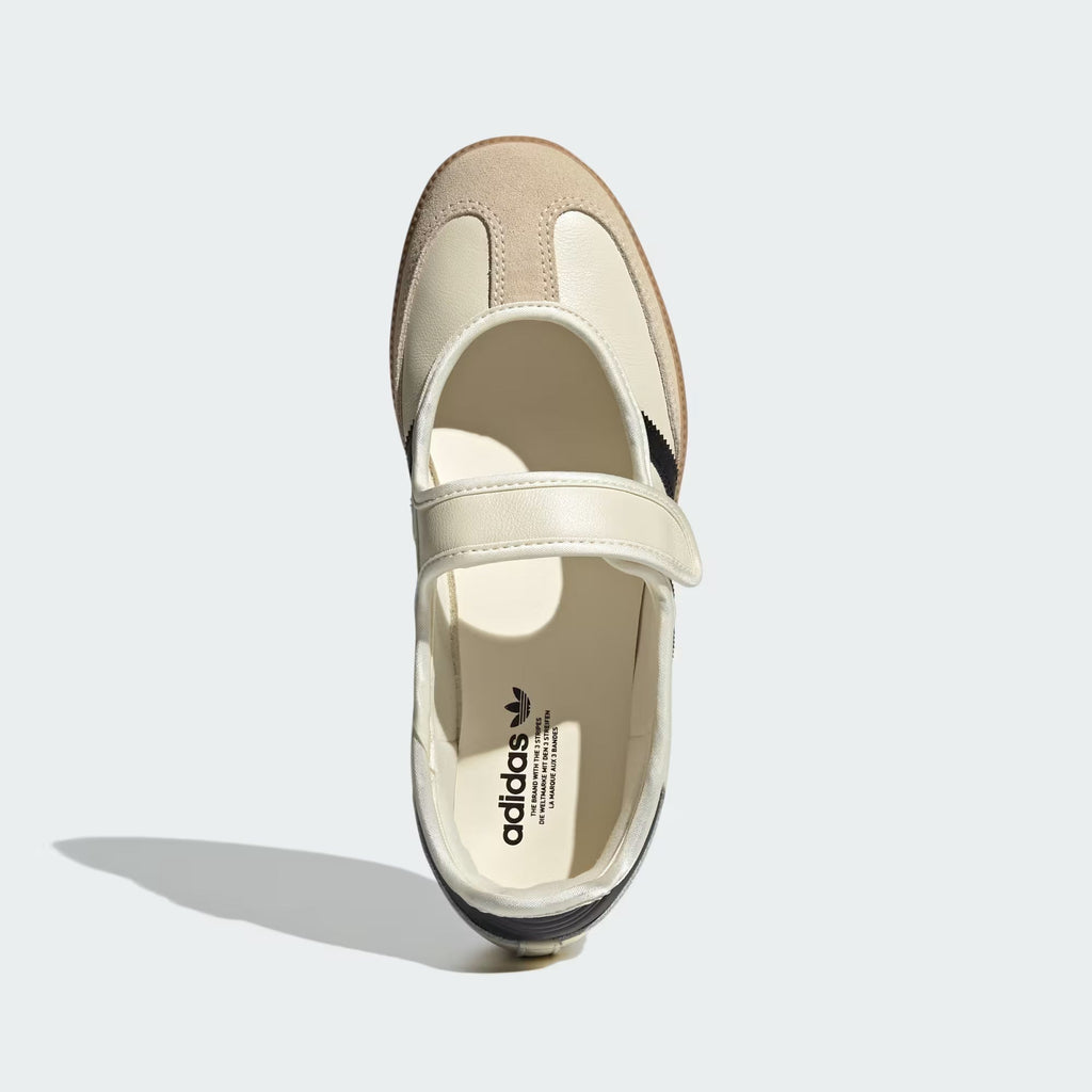Adidas Samba Jane White Gum Halo Blue sneaker - back view