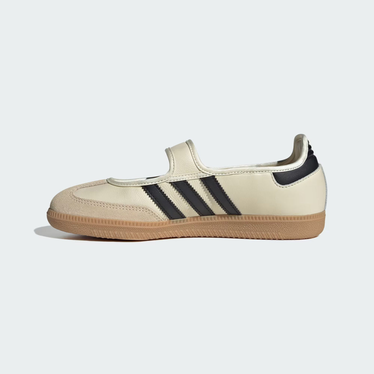 Adidas Samba Jane White Gum Halo Blue sneaker - texture detail