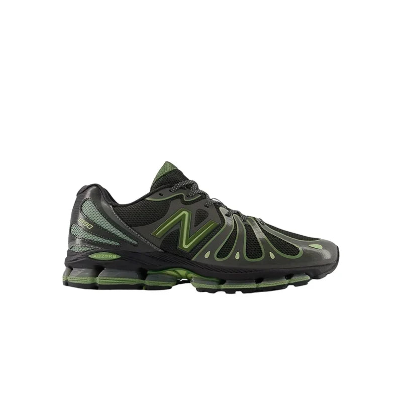 New Balance 1890 Faded Black running shoe - front view