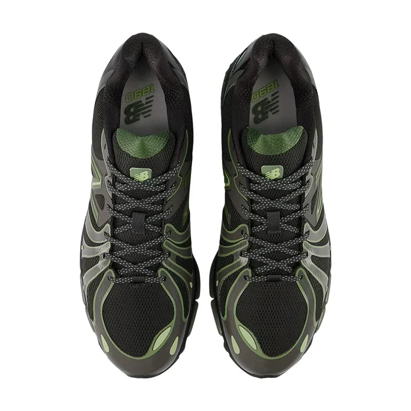 New Balance 1890 Faded Black running shoe - top view