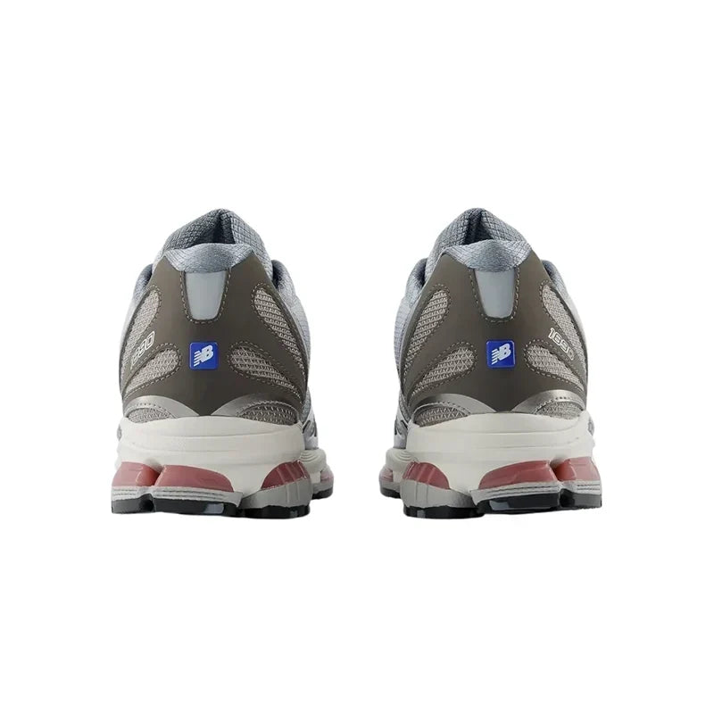 New Balance 1890 Metallic Silver running shoe - heel view