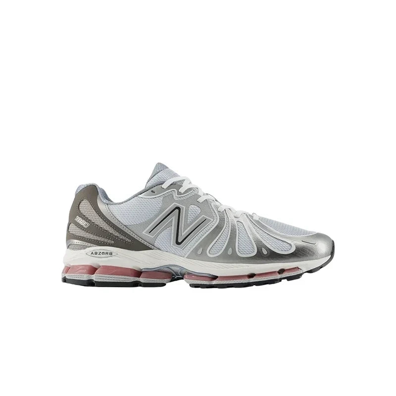 New Balance 1890 Metallic Silver running shoe - front view
