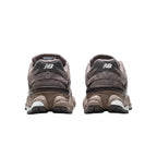 New Balance 9060 Brown Ice sneaker - heel view