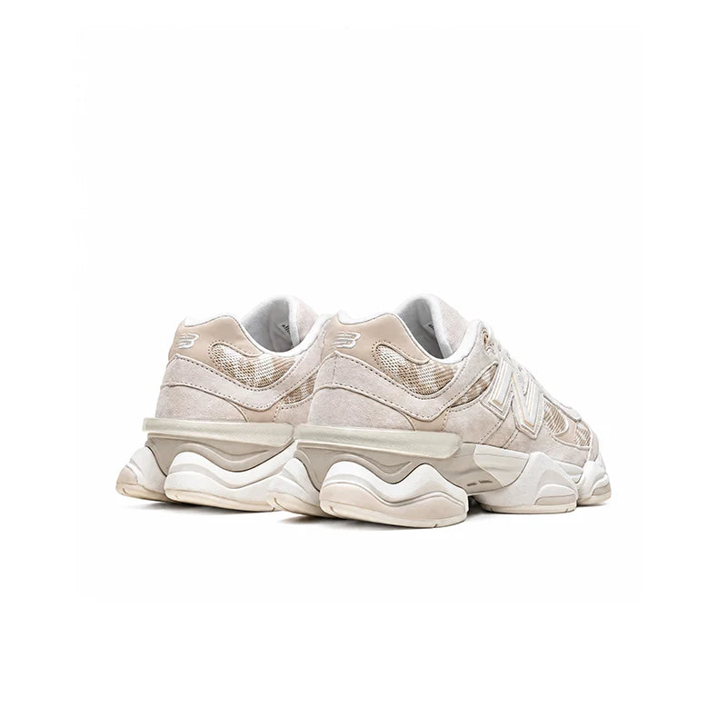 New Balance 9060 Tan Leopard Print White – Sneakers Women's