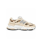 New Balance 9060 Tan Leopard Print White – Sneakers Women's