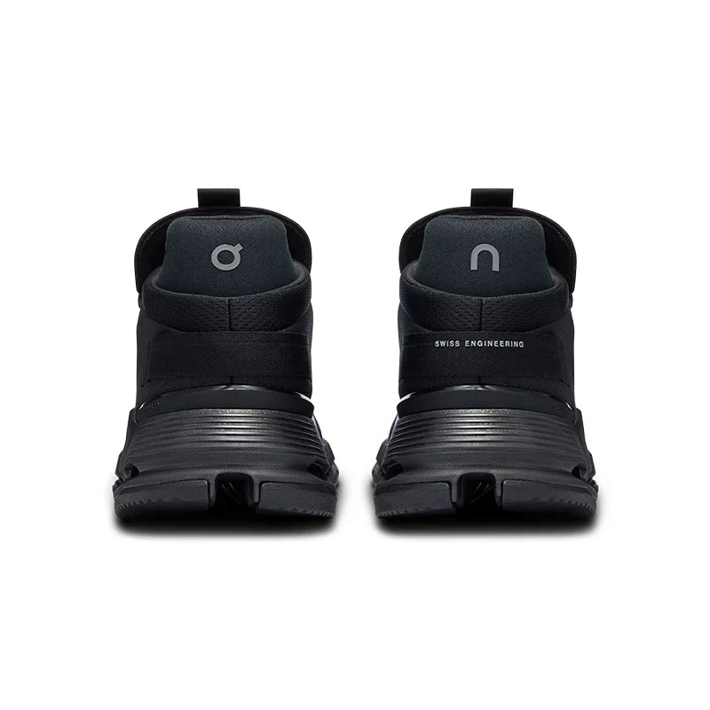 On Cloudnova 2 All Black sneaker - heel view