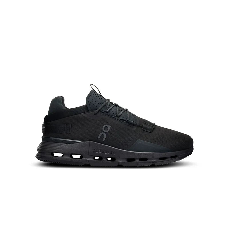 On Cloudnova 2 All Black sneaker - front view